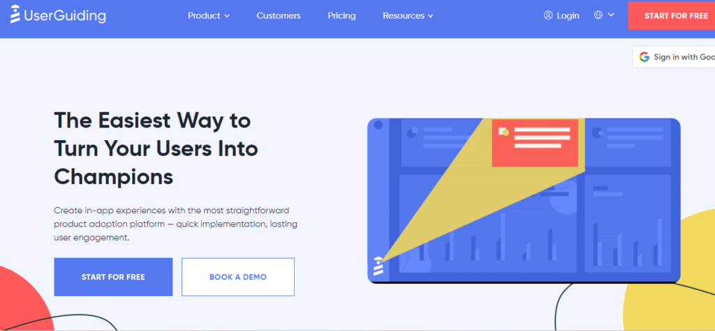 Best tools supporting personalized onboarding #9 - UserGuiding