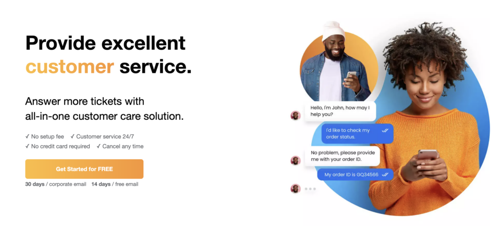 Live Scout screenshot of help center widget
