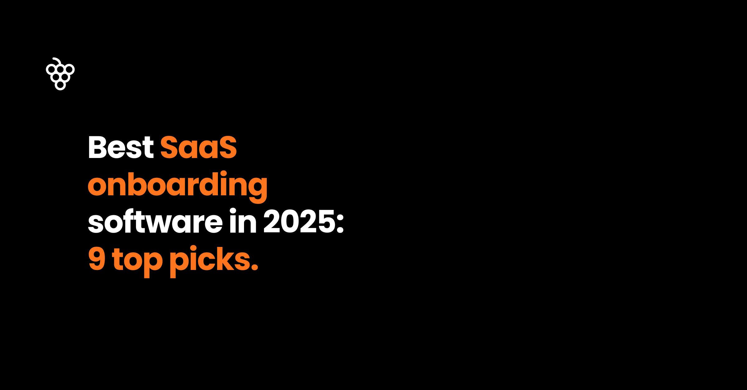 best SaaS onboarding sw 2025