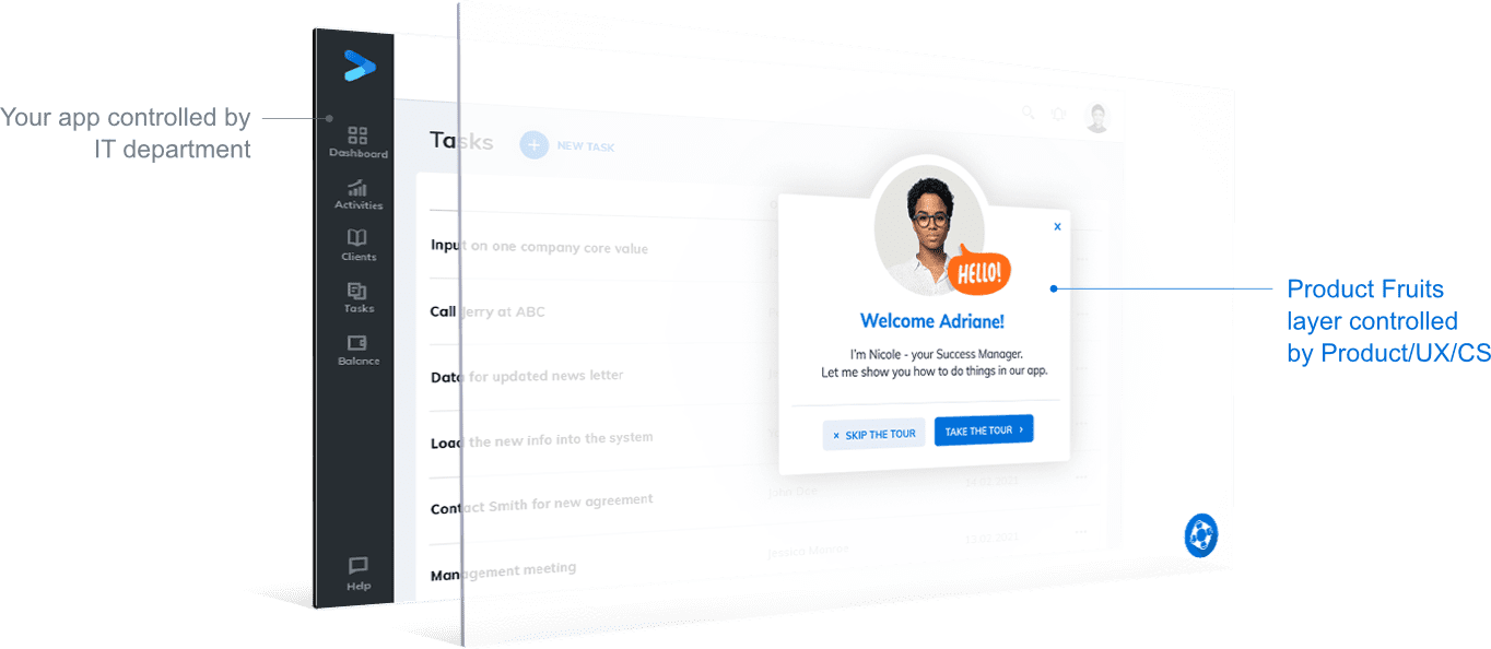 Digital adoption platform