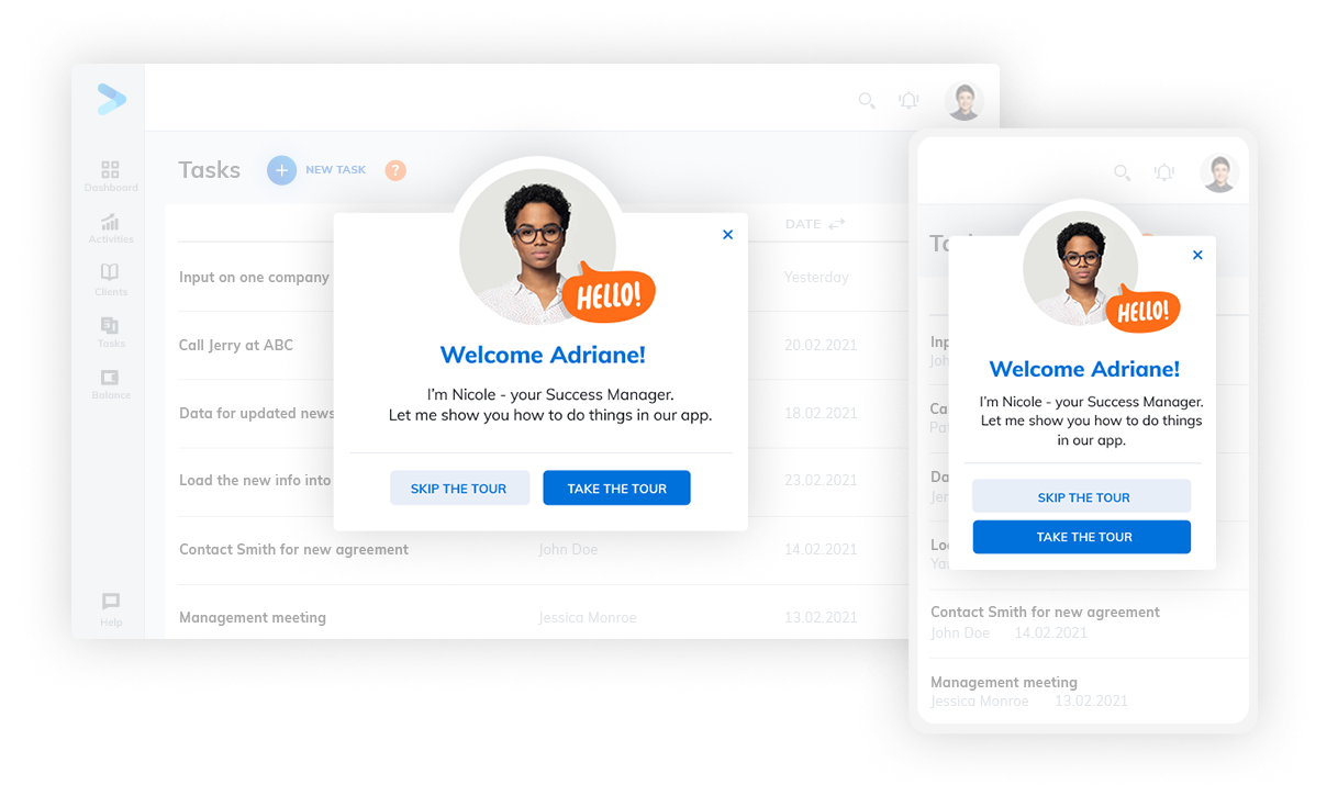 Intercom product tour alternative